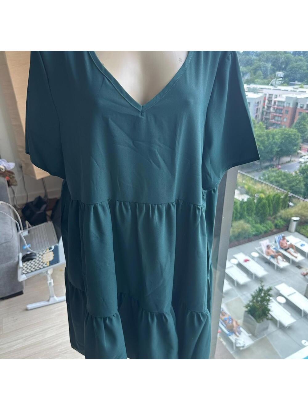 Chic Teal Women's Tunic Top [COPY]